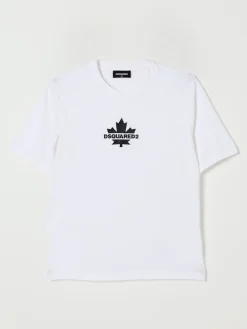 T-shirt Dsquared2 in cotone stretch con logo