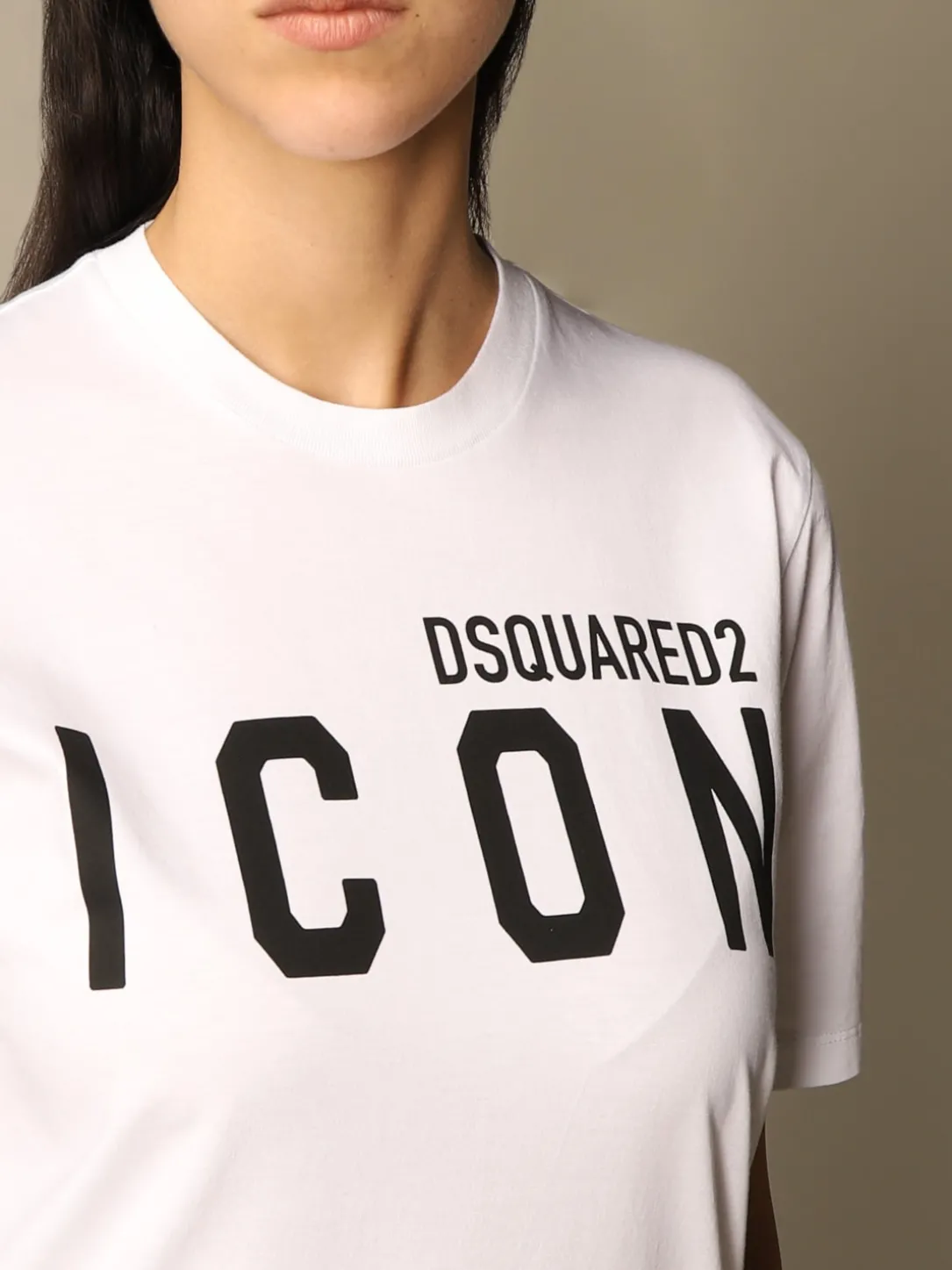 T-shirt Dsquared2 in cotone con logo Icon