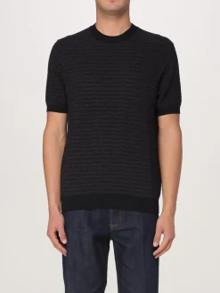 T-shirt Emporio Armani in misto cotone e seta