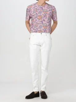 T-shirt Etro in cotone con stampa Paisley