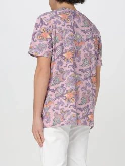 T-shirt Etro in cotone con stampa Paisley