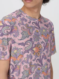 T-shirt Etro in cotone con stampa Paisley