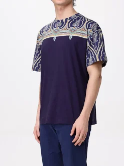 T-shirt Etro in cotone con fantasia Paisley