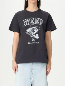 T-shirt Ganni in cotone organico