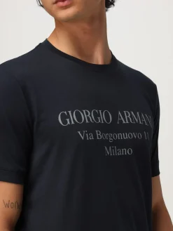 T-shirt Giorgio Armani in cotone con logo