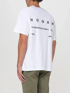 T-shirt Hogan in cotone con stampa logo