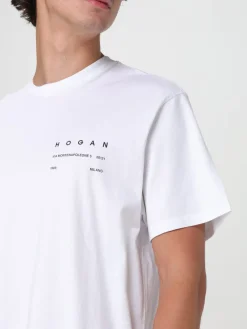 T-shirt Hogan in cotone con stampa logo