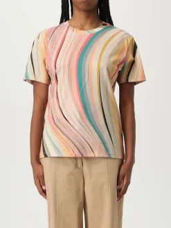 T-shirt in cotone a fantasia Ps Paul Smith