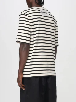 T-shirt in cotone a righe Jil Sander