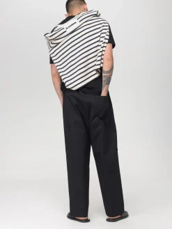 T-shirt in cotone a righe Jil Sander