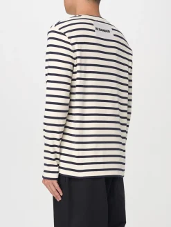 T-shirt in cotone a righe Jil Sander