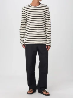 T-shirt in cotone a righe Jil Sander