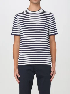 T-shirt in cotone a righe Aspesi