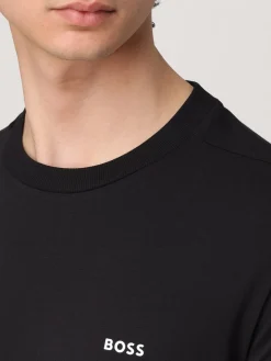 T-shirt in cotone basic Boss
