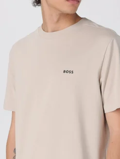 T-shirt in cotone basic Boss