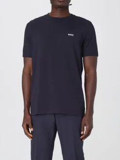 T-shirt in cotone basic Boss