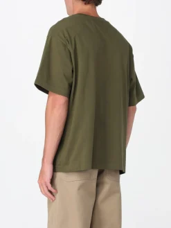 T-shirt in cotone Bottega Veneta con toppa intrecciata