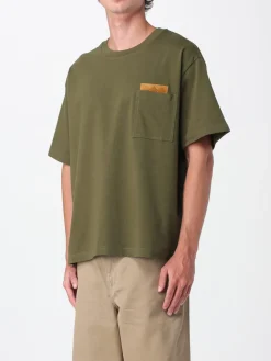 T-shirt in cotone Bottega Veneta con toppa intrecciata