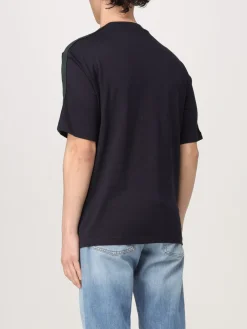 T-shirt in cotone con bande Armani Exchange