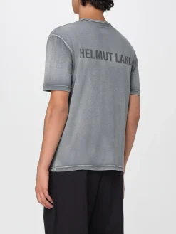 T-shirt in cotone con logo Helmut Lang