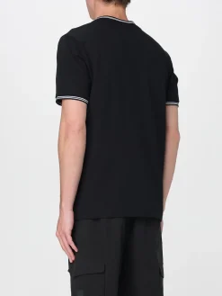 T-shirt in cotone con logo Boss