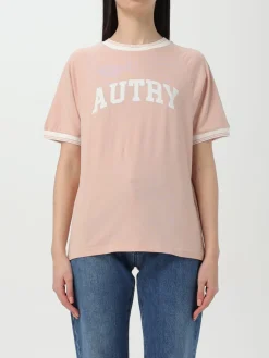 T-shirt in cotone con logo Autry