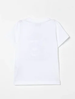 T-shirt in cotone con logo Teddy Moschino