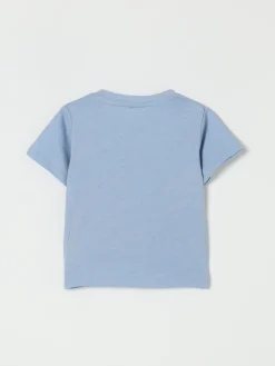 T-shirt in cotone con logo Stella McCartney Kids