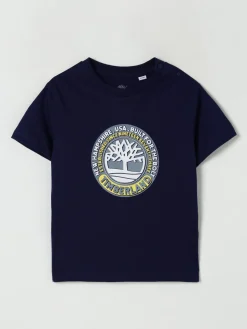 T-shirt in cotone con logo Timberland