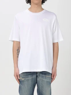 T-shirt in cotone con logo Diesel