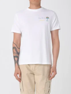 T-shirt in cotone con logo MC2 Saint Barth