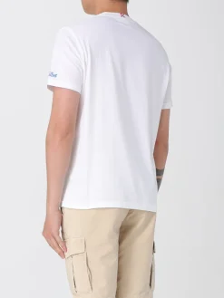 T-shirt in cotone con logo MC2 Saint Barth