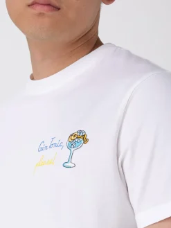 T-shirt in cotone con logo MC2 Saint Barth