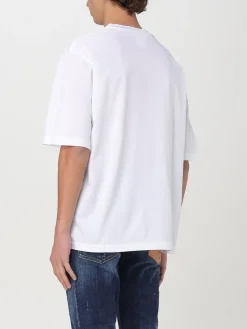 T-shirt in cotone con logo Dsquared2