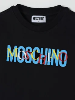 T-shirt in cotone con logo Moschino