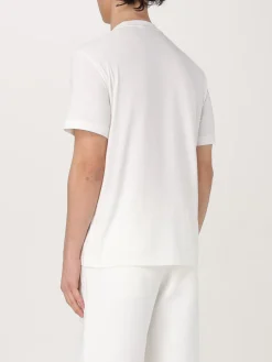 T-shirt in cotone con logo EA7