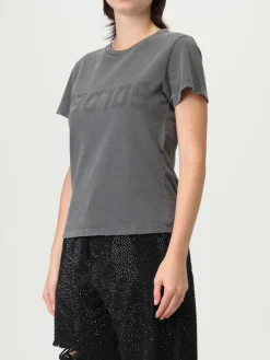 T-shirt in cotone con logo Golden Goose