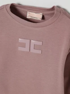 T-shirt in cotone con logo Elisabetta Franchi La Mia Bambina