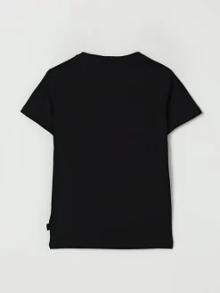 T-shirt in cotone con logo GCDS Junior