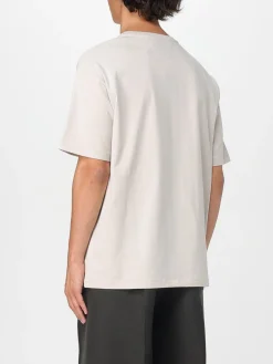 T-shirt in cotone con logo Ferrari