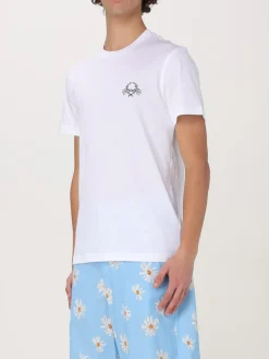 T-shirt in cotone con logo Moschino Couture