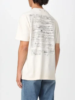 T-shirt in cotone con logo Golden Goose