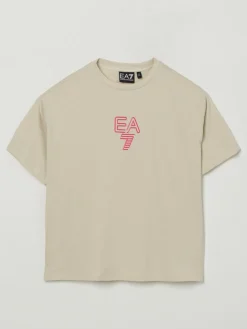 T-shirt in cotone con logo Ea7
