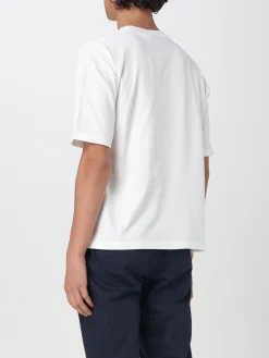 T-shirt in cotone con logo Aspesi