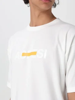 T-shirt in cotone con logo Aspesi