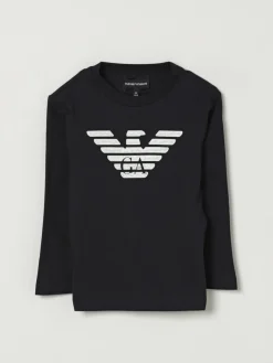 T-shirt in cotone con logo Emporio Armani