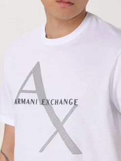 T-shirt in cotone con logo Armani Exchange