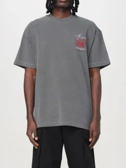 T-shirt in cotone con logo MSGM Kids