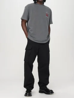 T-shirt in cotone con logo MSGM Kids