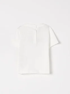 T-shirt in cotone con logo Fendi